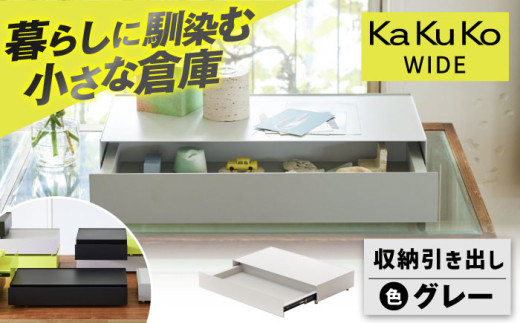【グレー】見せる 隠す 小さな倉庫 KaKuKo WIDE /亀山市/ダイシン工業株式会社 [AMBT002-2]