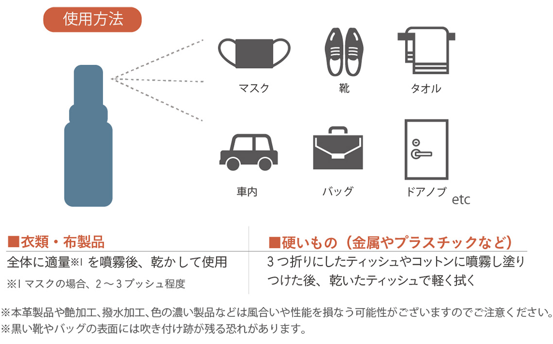 No.275 キレースコート 30ml ／ ココーティング剤 抗菌 抗ウイルス ニオイ抑制 防臭 マスク 靴 小型ボトル 持ち歩き 光触媒 銀イオン 白金担持酸化チタン 持続 ウイルス ニオイ ハイブ