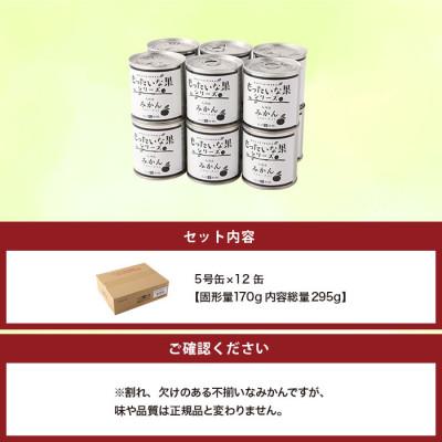 ふるさと納税 八女市 訳あり国産　みかん缶詰　【もったいな果シリーズ】　12缶セット |  | 03