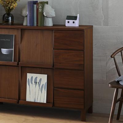 ふるさと納税 筑後市 本棚  レッチェ 68マガジンレコードラック ウォルナット【10年保証】【高野木工】 |  | 01