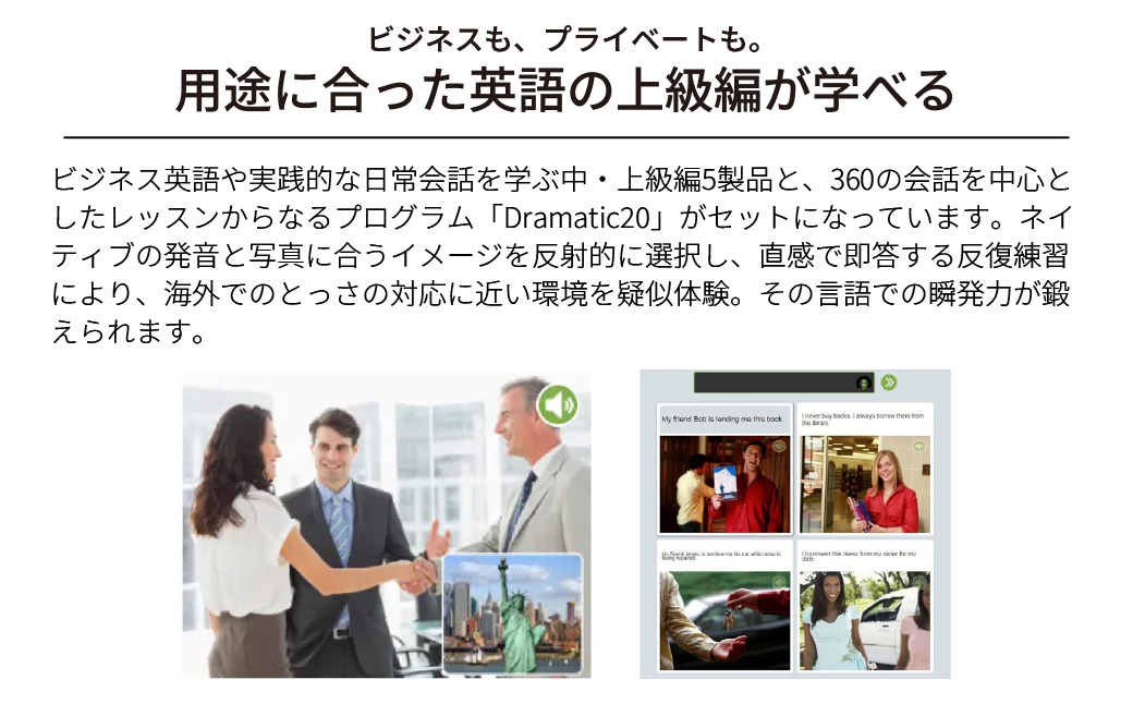 語学学習ツール「ロゼッタストーン 英語(アメリカ) 中上級セット カード版」 | 英語学習ソフト 語学学習 英会話教材 英語勉強法 リスニング強化 スピーキング練習 発音矯正 文法学習 単語習得 アメ