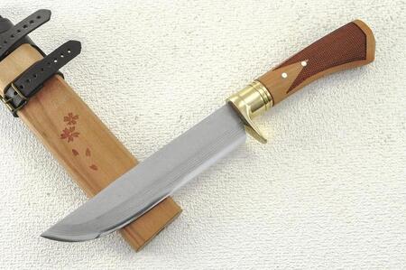 土佐鍛山桜剣鉈「桜吹雪」６寸