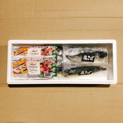 ふるさと納税 根室市 サーモン2〜3P&塩さばフィレ1枚×10P A-09120 |  | 02