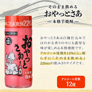 岩川醸造 そのまま 飲める 芋焼酎 おやっとさあ 12% 220ml セット (計30本)【小迫ストアー】A686