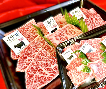 A4A5等級未経産雌牛　特選近江牛おすすめ部位　焼肉3種盛り　600ｇ【FO30U】