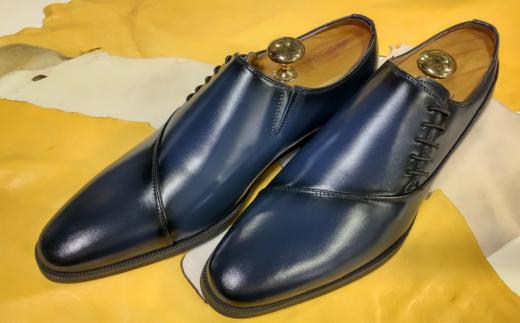 【KING5502 ネイビー】28.0cm キングサイズビジネスシューズ（サイドゴム3E）