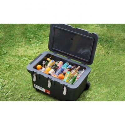 ふるさと納税 大河原町 クーラーBOX大型60L真空断熱HUGELチャコールグレーキャスター付きアイリス[53752534] |  | 03