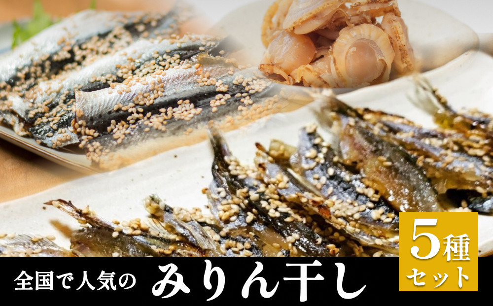 
全国で人気のみりん干し5種セット | 干物 魚介 詰め合わせ 味醂干し 丸干し つまみ おかず 酒の肴 お弁当 無添加 簡単調理 富山 氷見
