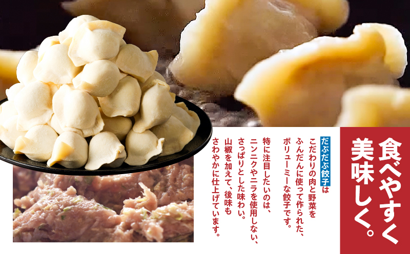 だぶだぶの肉汁をすすりたくなる餃子 40個　T060-001