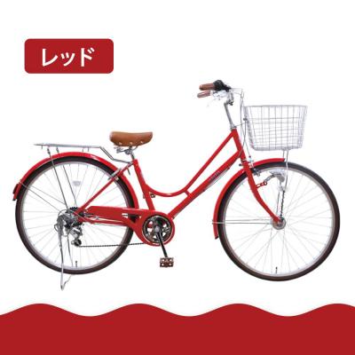 ふるさと納税 京都市 【エイリン】【組立済み発送】ファミリーサイクル26型 KN266NROL【レッド】