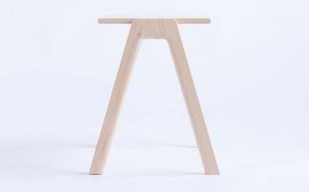 【ミツロウワックス仕上げ】MINAZUKI STOOL (スタッキングスツール) ヒノキ (3脚) ／ 家具 インテリア スツール スタッキング セット 檜 長崎県 長崎市