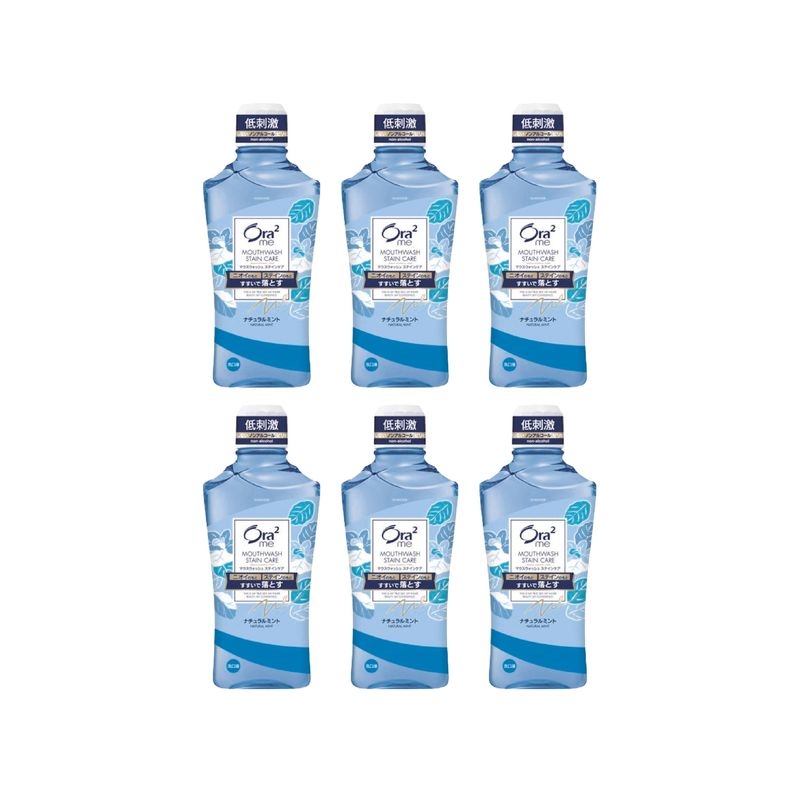 【ふるさと納税】 サンスター　Ora2me マウスウォッシュ　ステインケア　ナチュラルミント　460ml×6個 ふるさと納税 サンスター Ora2 マウスウォッシュ 歯周病予防 オーラルケア おすすめ 山梨県 南アルプス市 送料無料 ALPDI026