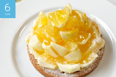 フルーツ タルト 夏香 パイン オレンジ ＆ ピンクグレープフルーツ 各回 1ホール 14cm 3回 定期便 総計3ホール [心優-Cotoyu Sweets- 長崎県 平戸市 hr42bgy4203