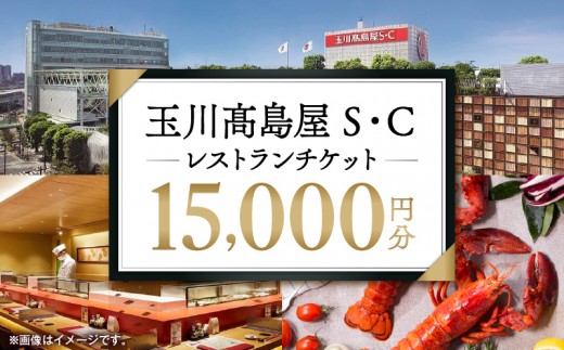 
            世田谷区ふるさと納税限定お礼品　二子玉川から望む世田谷区の街とグルメを楽しむ　玉川高島屋Ｓ・Ｃレストランチケット（15,000円分）【高島屋選定品】 チケット 食事券 お食事券 レストラン デパート 東京 二子玉川 ランチ ディナー ギフト プレゼント 贈り物 贅沢 ご褒美 おすすめ
          