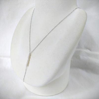 ふるさと納税 伊勢市 淡水本真珠ネックレス・Y字5珠　1651 |  | 02