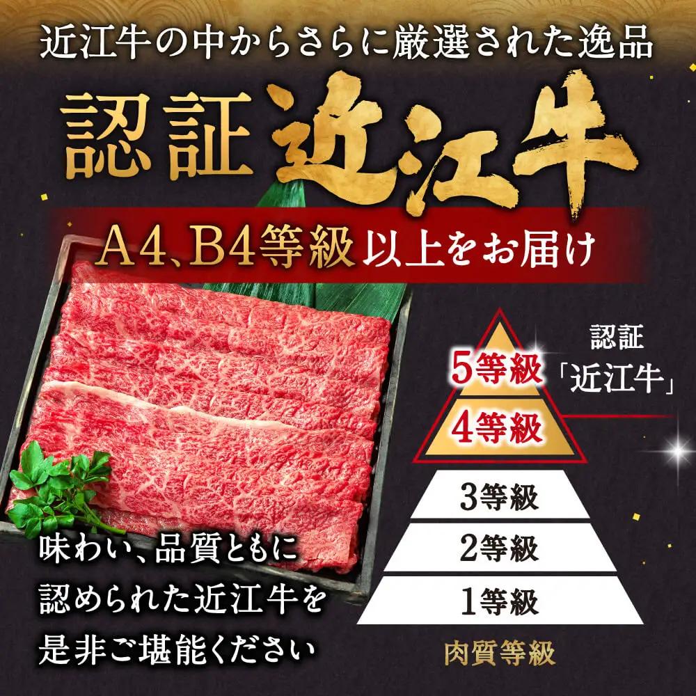 定期便 A5ランク 近江牛 満足コース 4カ月 株式会社びわこフード(近江牛専門店 万葉) 滋賀県 東近江市 BO04 焼肉 すき焼き 食べ比べ 和牛
