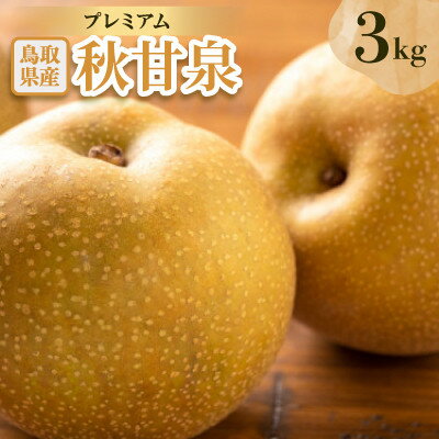【ふるさと納税】プレミアム秋甘泉 3kg【配送不可地域：離島・北海道・沖縄県】【1733718】