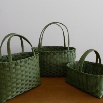ふるさと納税 紋別市 ショッピングバック 3点セット(グリーン)