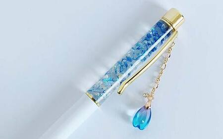 HAL-zion チャーム付きハーバリウムボールペン「天色」シリーズ 天色 F5K-412