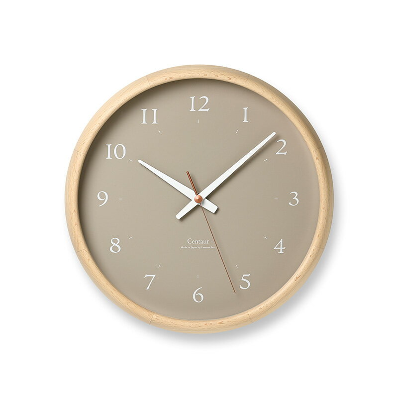 【ふるさと納税】Centaur Clock / PC23-14 BG　 壁掛け時計 時計 Lemnos レムノス インテリア 民芸品 工芸品 工芸 伝統技術 壁掛け　インテリア・民芸品・工芸品・伝統技術