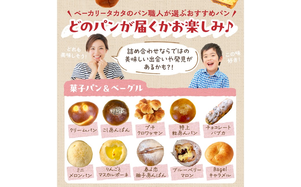 【訳あり】おまかせ　お楽しみ京都丹後のパン14～15個詰め合わせセット 冷凍パン詰め合わせ・パンセット わけあり 訳アリ パン詰め合わせ 訳あり 子供用パン 菓子パン 惣菜パン　BT00017