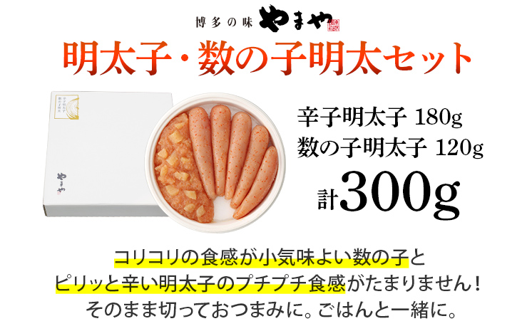 やまや 明太子・数の子明太セット 福岡 グルメ めんたい 朝ごはん お取り寄せ お土産 セット 株式会社やまやコミュニケーションズ CS010