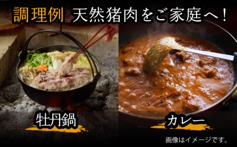 ≪脊振ジビエ≫イノシシ肉バラエティ3回定期便 総量2.4kg【ブイマート・幸ちゃん】 [FAL056]