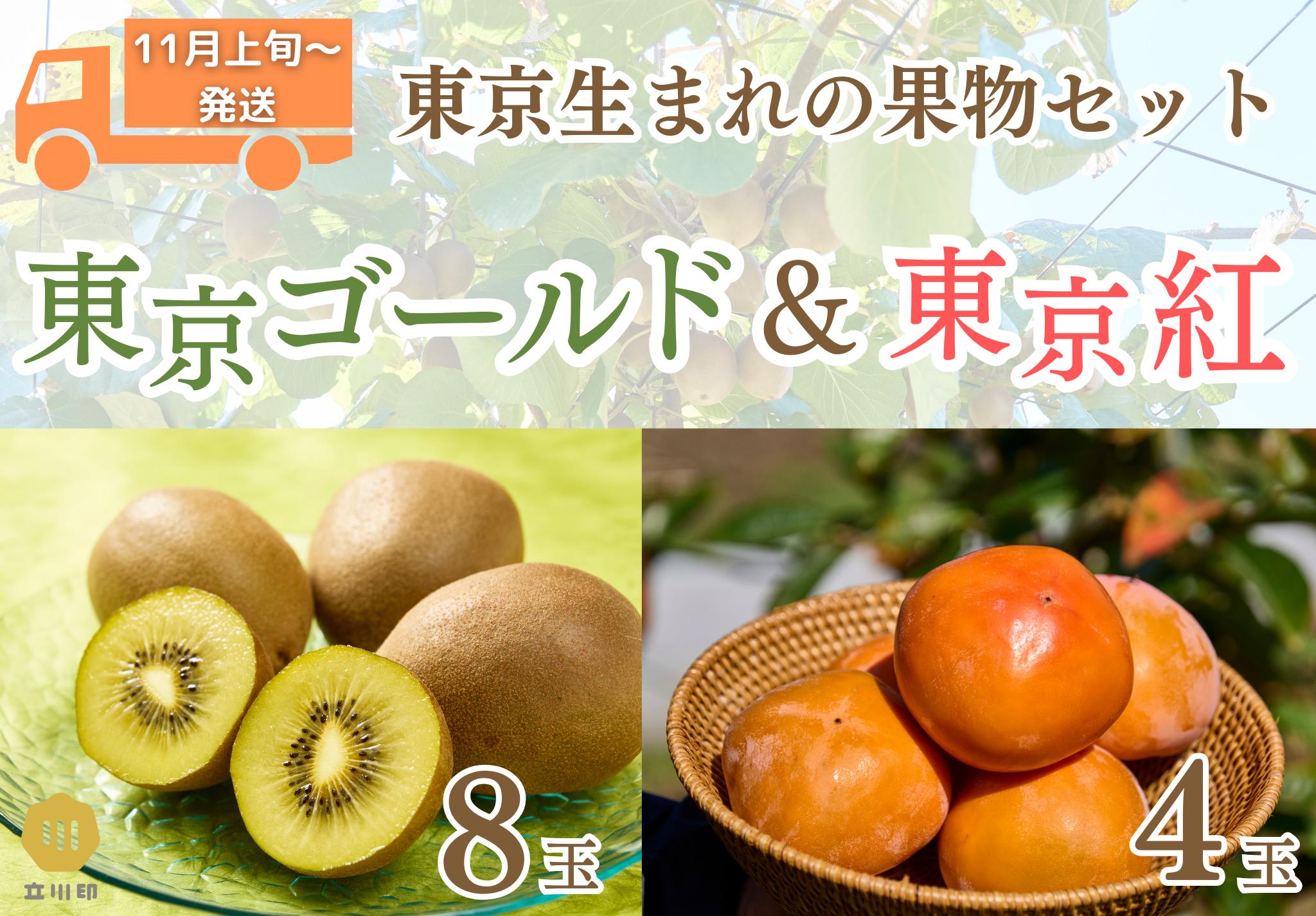 
                  【2026.11月上旬～順次発送】東京オリジナルキウイ＆柿の「東京お楽しみセット」
                