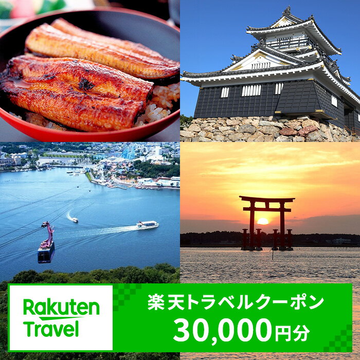 【ふるさと納税】静岡県浜松市の対象施設で使える 楽天トラベルクーポン寄付額100,000円（クーポン30,000円分）　 静岡 宿泊 宿泊券 ホテル 旅館 旅行 旅行券 観光 トラベル チケット 旅 宿 券