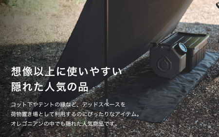 DVERG×Oregonian Camper WP Ground Sheet L-Half 1点 防水グランドシート 200×70cm アウトドア ギア [A-80139]