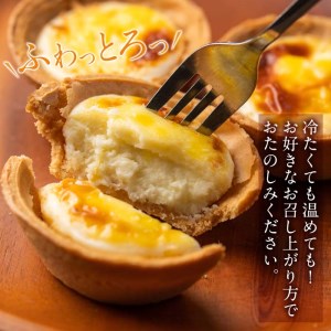 ふわっとろっチーズタルト計18個(6個×3箱) 鹿児島県産 スイーツ チーズタルト【津曲食品】A-258