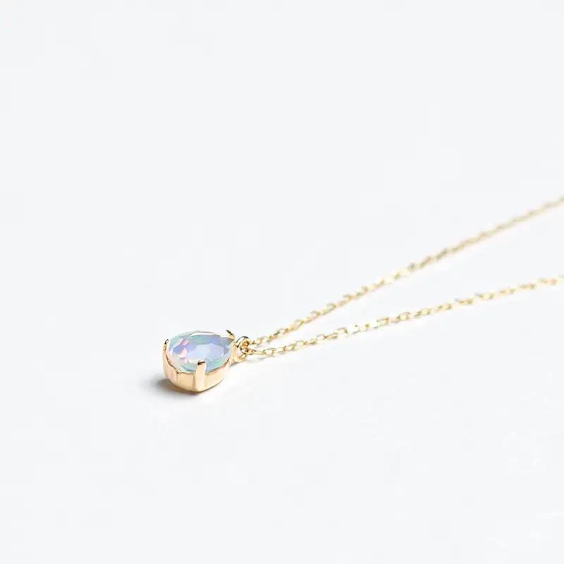 【L&Co.】K10 カットオパールネックレス(63-8150)