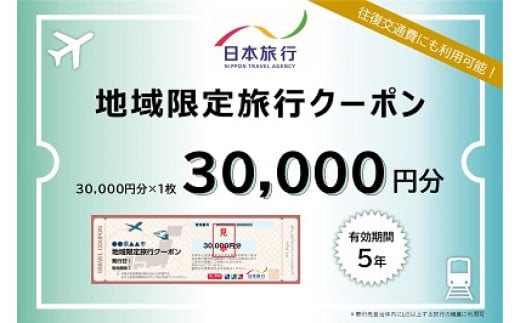 【69-02】大阪府池田市 日本旅行 地域限定旅行クーポン30,000円分