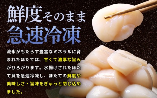 北海道雄武町産　ほたて貝柱(冷凍)５S 500g