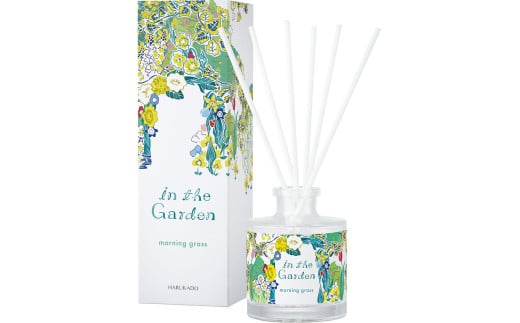 インザガーデン リード ディフューザー モーニンググラス 晴香堂 HARUKADO 芳香剤 インテリア アロマ 香り リビング 玄関 ベッドルーム 車 プレゼント ギフト