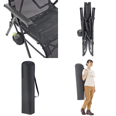 LOGOS テスリンリクライナー・コンパクト アウトドアやキャンプ、サウナでも活躍　73331201【1667162】