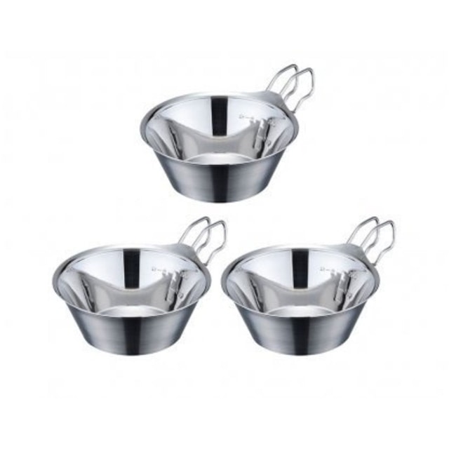 [TSBBQ] ステンレスシェラカップ320 3個セット キャンプ用品 アウトドア用品 燕三条製 バーベキュー デイキャンプ【017P027】
