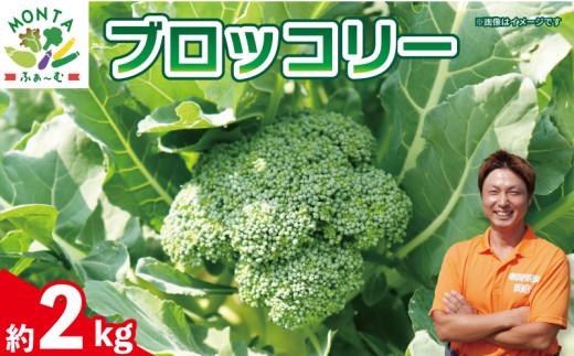 【先行予約】 ブロッコリー 約2kg 野菜 やさい 国産 朝採れ 新鮮 旬 季節野菜 産地直送 《2026年11月から順次発送》 鮮度抜群 サラダ スープ 味噌汁 鍋 シチュー カレー 和食 洋食 中華 栄養 ビタミン 美容 健康 冷蔵 お取り寄せ グルメ 送料無料 徳島県 阿波市 MONTAふぁ～む