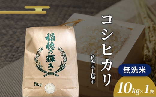 2026年2月から出荷開始 | 無洗米 令和7年 新潟県上越市産 コシヒカリ 10kg 10キロ お米 コメ おこめ こしひかり 新潟