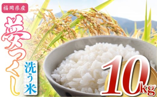 【2025年12月発送】令和7年産 夢つくし 精米 10kg [M895-1-2512] ごはん コメ ご飯 精米 白米 ブランド米