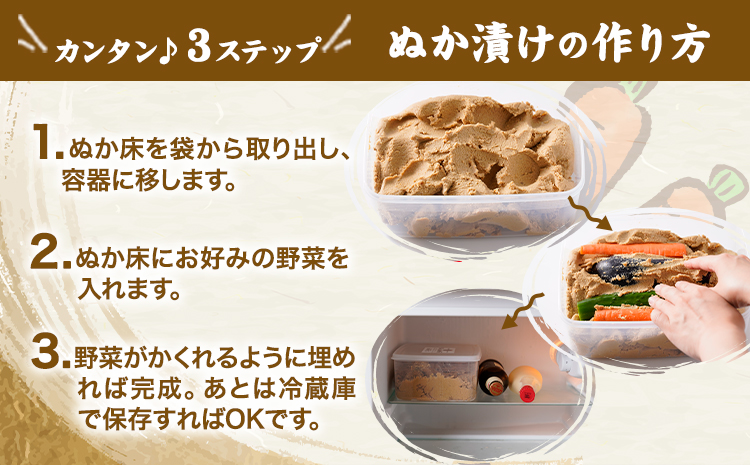 ぬか床カンタンセット (ぬか床 容器 調味料 セット) 樽の味 《30日以内に出荷予定(土日祝除く)》 和歌山県 日高町 ぬか ぬかどこ ぬか漬け ぬか漬けセット ぬか床セット 容器 簡単 手作り 無