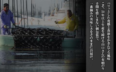  【8/19寄附額改定】一番摘み 高級 有明海苔　100枚