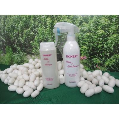 ふるさと納税 沼田市 【2点セット】　ホーネスト　シルキーVシャンプー200ML・ヘアエッセンス300ML |  | 02