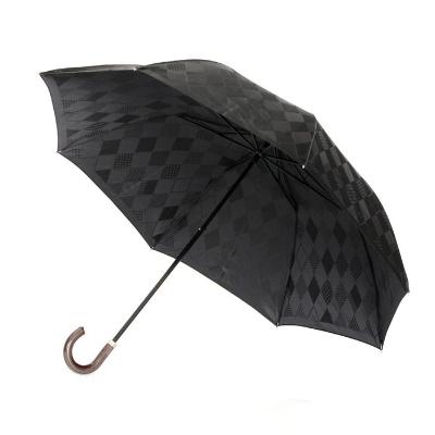 ふるさと納税 富士河口湖町 槙田商店【紳士晴雨兼用】折りたたみ傘 monotone アーガイル |  | 03