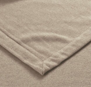 『ロマンスクラウン』 カシミヤ100%毛布（毛羽部分） ベージュ ダブル　30207114