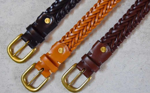 Teha’amana Mesh Belt 30mm メッシュベルト ダークブラウン ロングサイズ | テハマナ 革 皮 雑貨 おしゃれ レザー 本革 こだわりの逸品 地域特産品 ギフト 自分用 河内長野