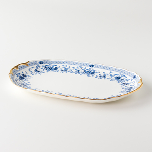 【三重ナルミ】 食器 ミラノ 32cm プラター ブルー 1枚 [鳴海製陶] 食器