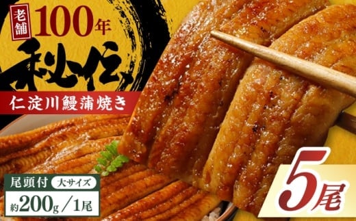 高知県産うなぎ蒲焼き 大5尾 合計約1kg  完全無投薬 仁淀川 国産 うなぎ蒲焼き ギフトセット うな重 ひつまぶし ウナギ 蒲焼 蒲焼き 鰻蒲焼き うなぎ 高知県 高知市 土佐 鰻 おすすめ ウナギ 贈り物 贈答 【池澤鮮魚オンラインショップ】 [ATBE023]
