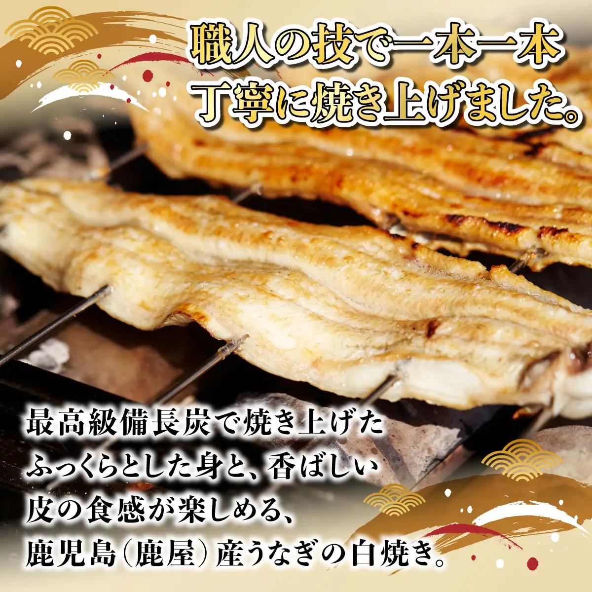 ひじりうなぎ白焼き 2尾 300g【19ui-0004】