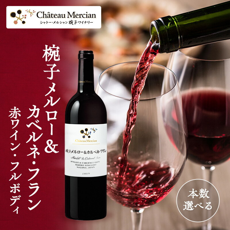 【ふるさと納税】ワイン 椀子メルロー カベルネ・フラン 750ml シャトー・メルシャン メルロー 赤ワイン フルボディ お酒 酒 アルコール ギフト 贈り物 プレゼント　 上田市 　お届け：30日以内に発送いたします